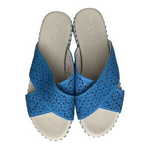Ilse Jacobsen Blue Tulip 1575 Slide Sandals 44/US 12